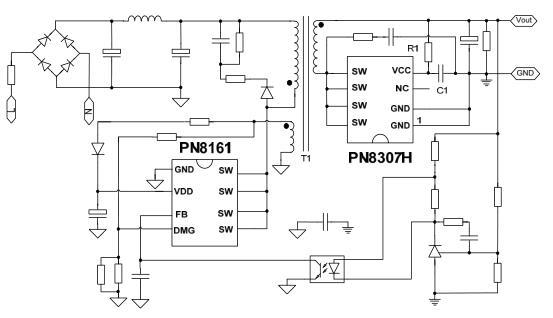 PN8036电源芯片 开关