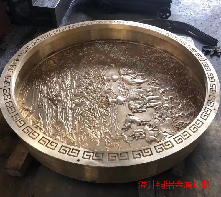 温州铜雕刻壁画