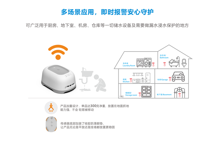 wifi水浸报警器