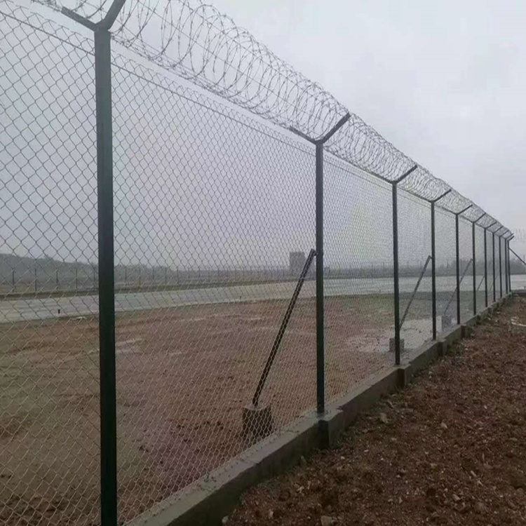 機場圍界隔離網 飛機場鋁包鋼機場圍界