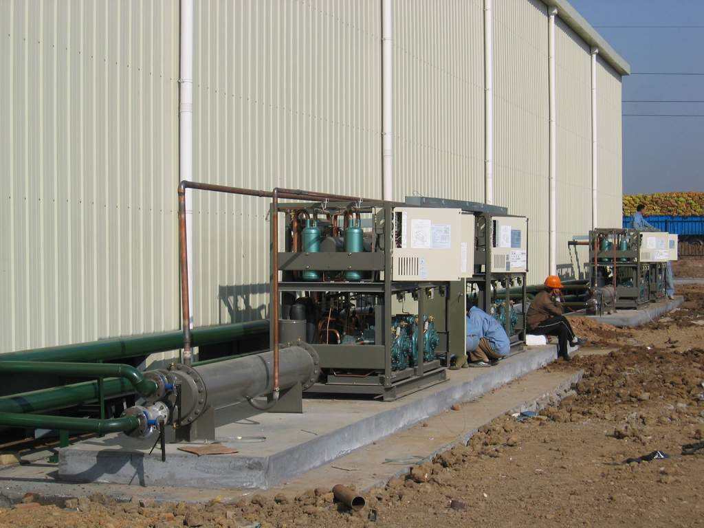 杭州回收速凍設備 風冷熱泵機組回收