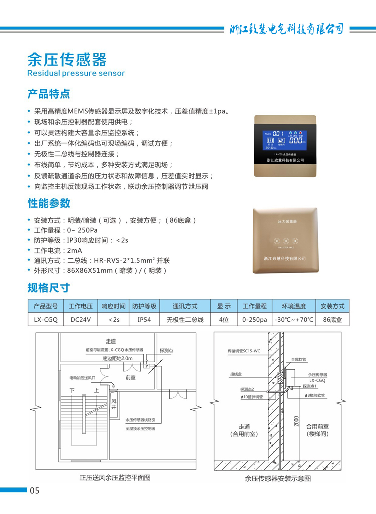 JBF51S50余压监控器