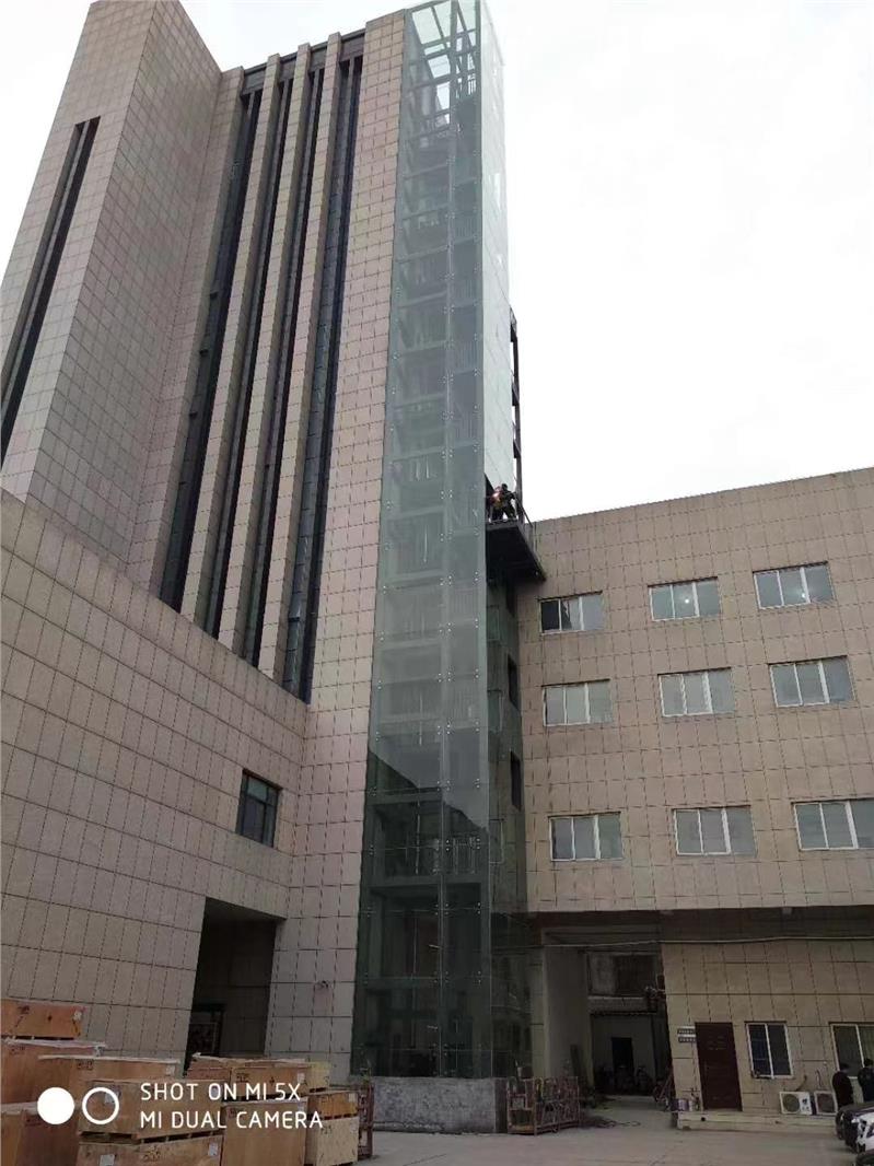 郑州郑东新区8层旧楼加装电梯图片