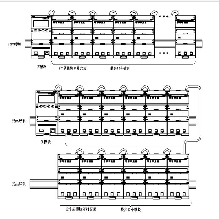 导轨式预付费型多用户电能表