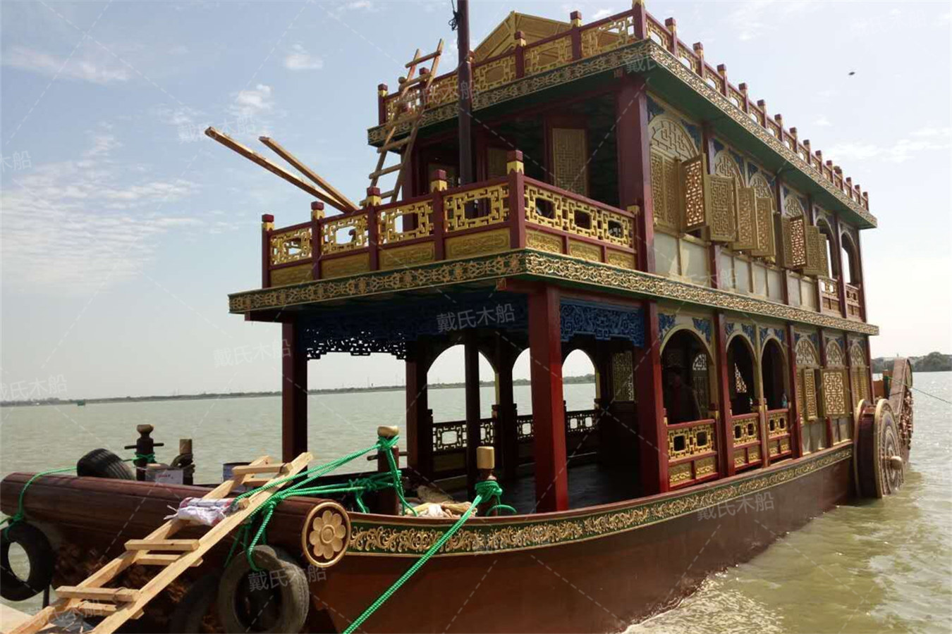 鎮江景觀裝飾海盜木船廠家