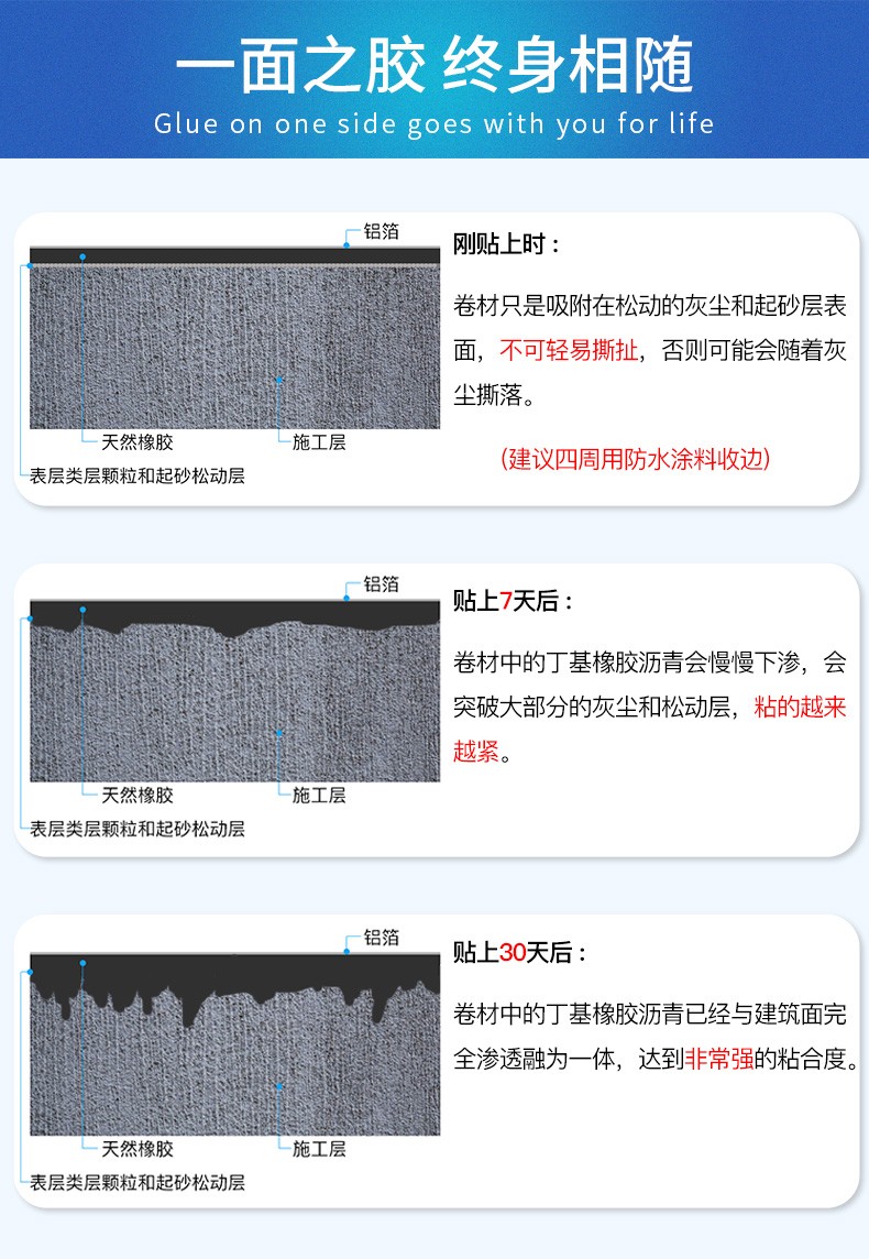 南宁自粘防水卷材屋顶防水 隔热补漏 质量可靠