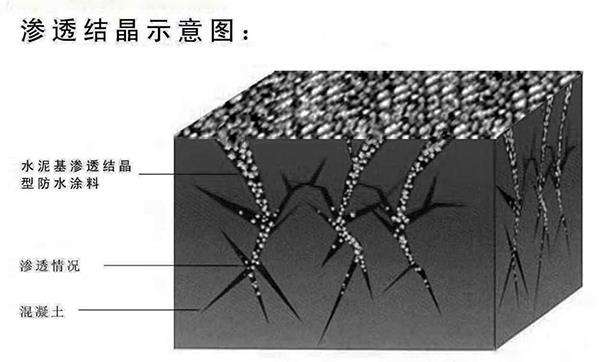 临夏水泥基渗透结晶防水涂料