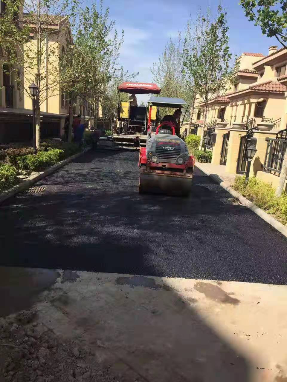 雄安新区工程道路划线