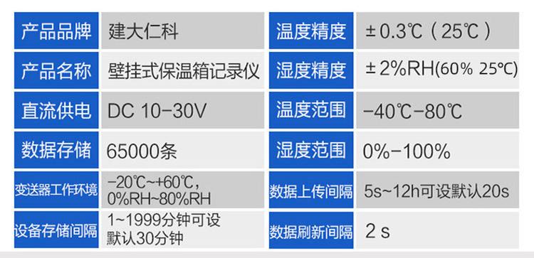 日本温湿度记录仪