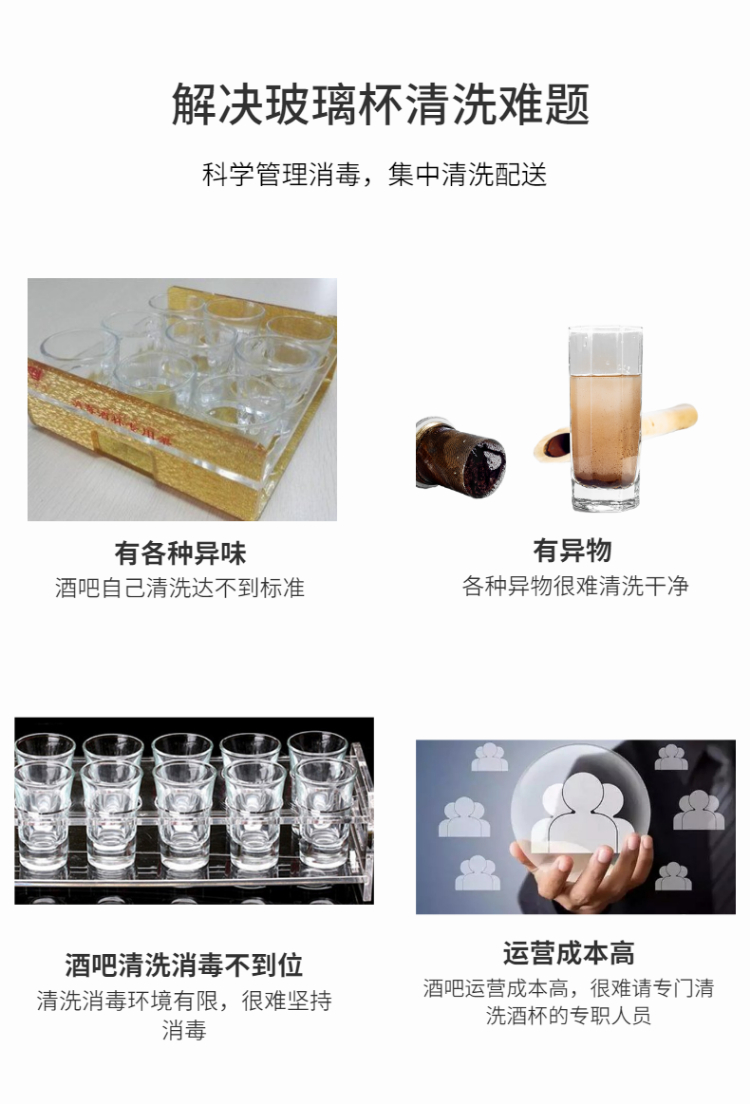 黑龙江玻璃杯配送中心洗杯机