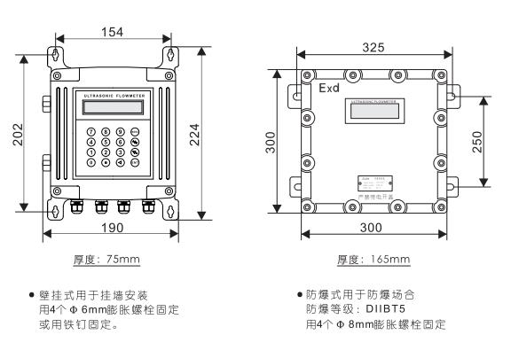 外夹式声波流量计