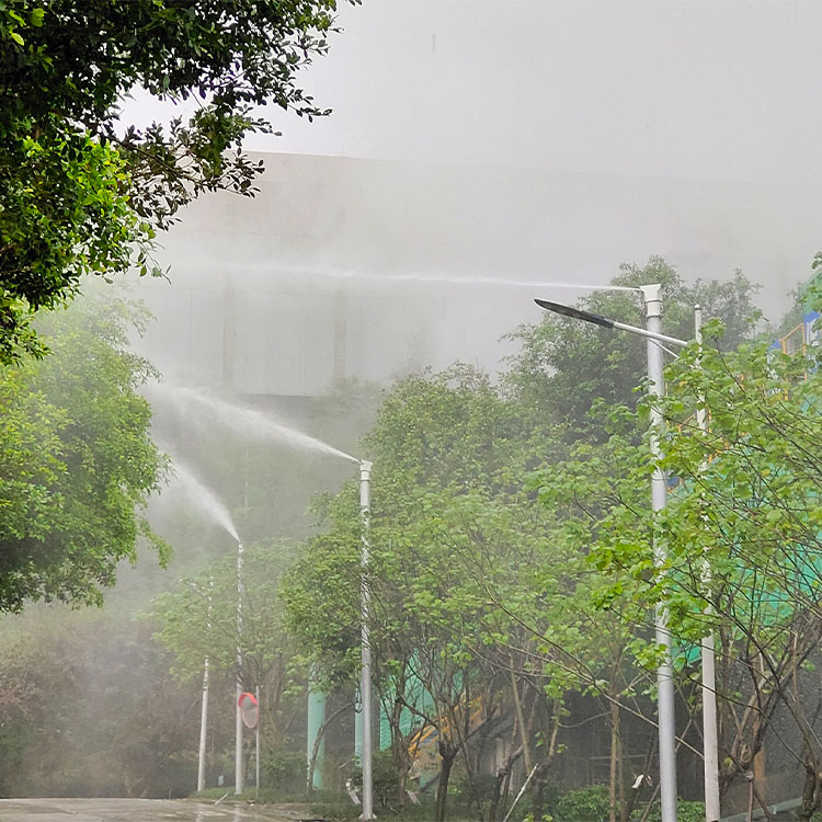 大足水泥厂水雾降尘设备