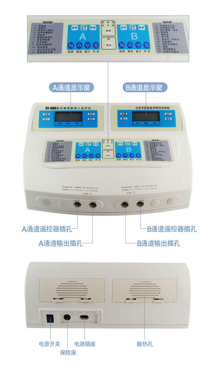 北京华医中频药物导入治疗仪报价单