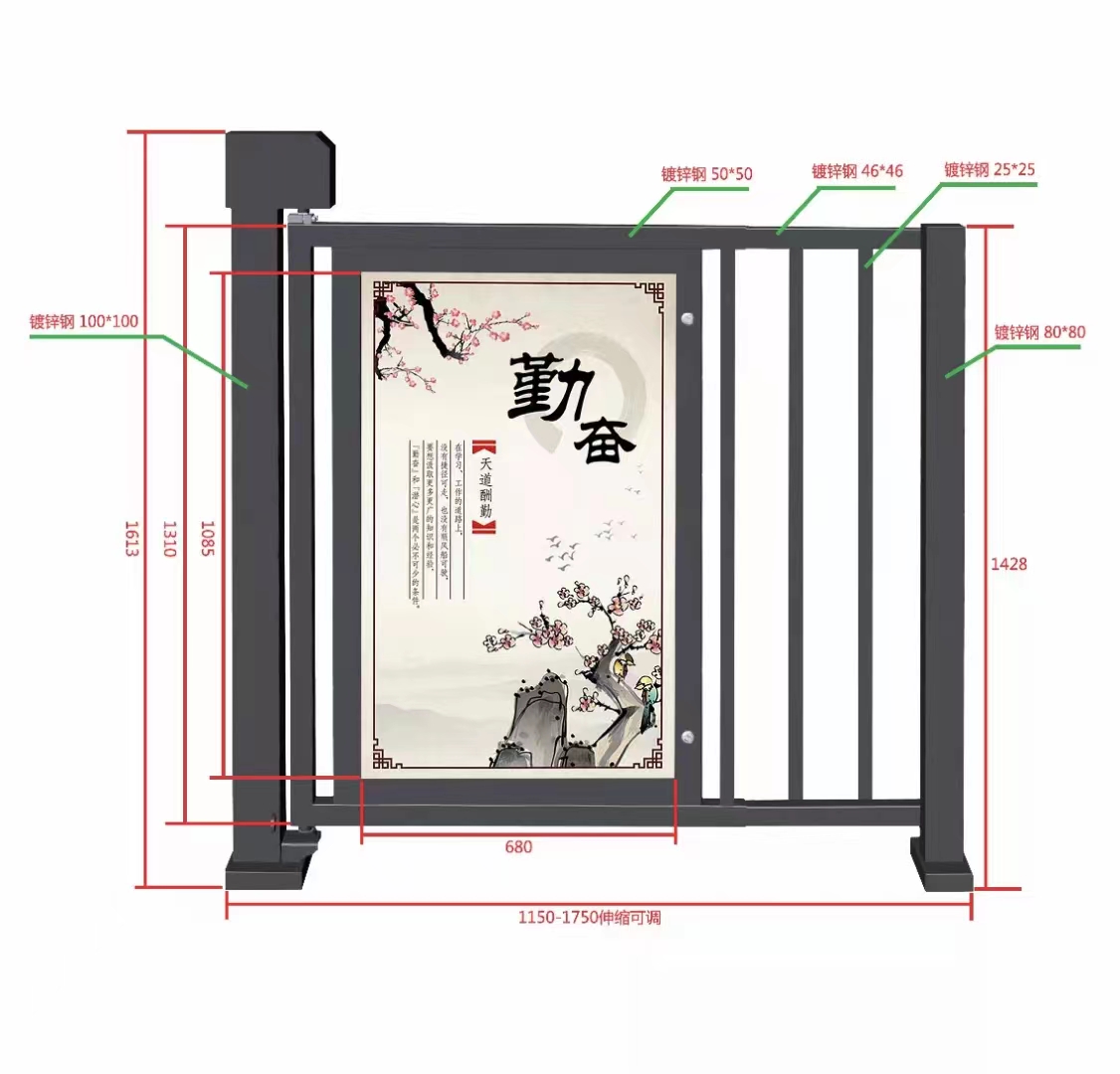 临沂电动广告门小区门禁