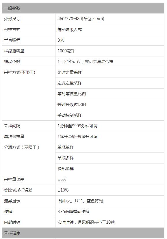 常州便携式水质采样器