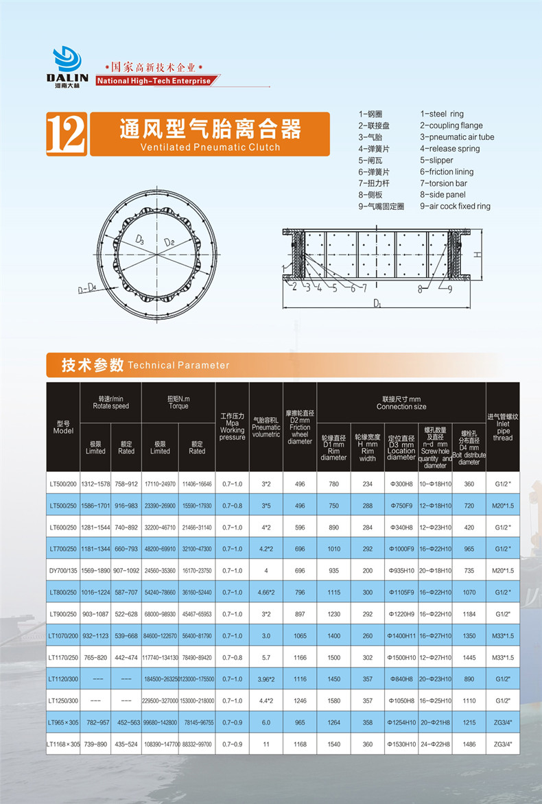 珠海**设备通风离合器