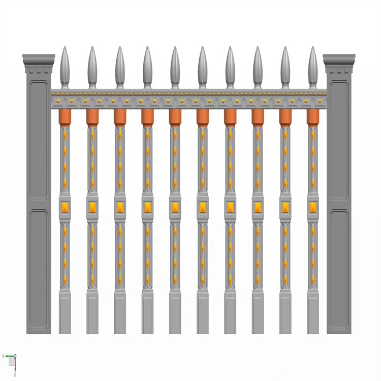 栅栏护栏现浇模具价格