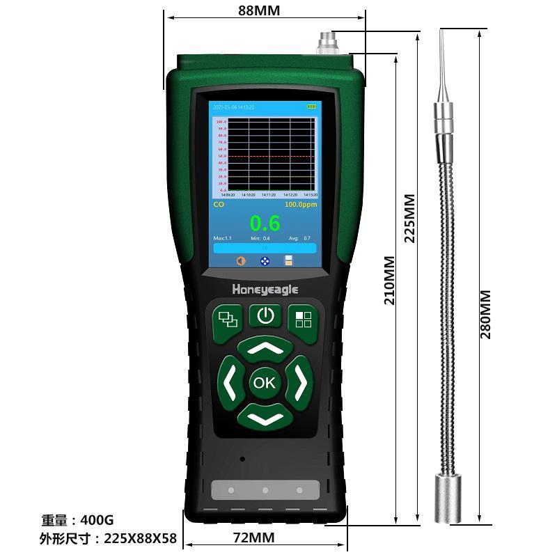 长春便携式气体检测仪型号