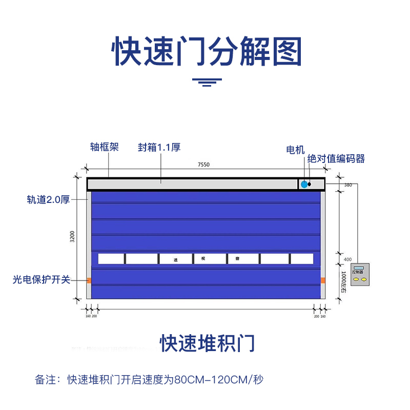 合肥智能升降卷闸门