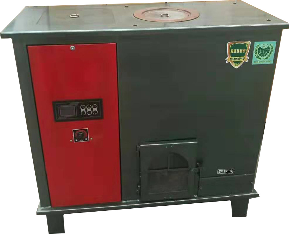 生物质颗粒水暖炉-集体供暖用150平米颗粒水暖炉直供