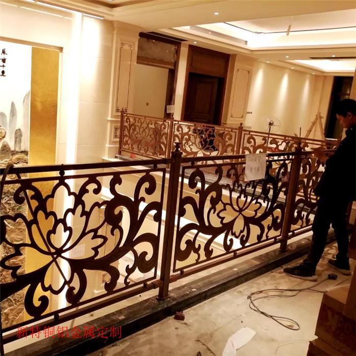 深圳组装铜雕刻楼梯设计