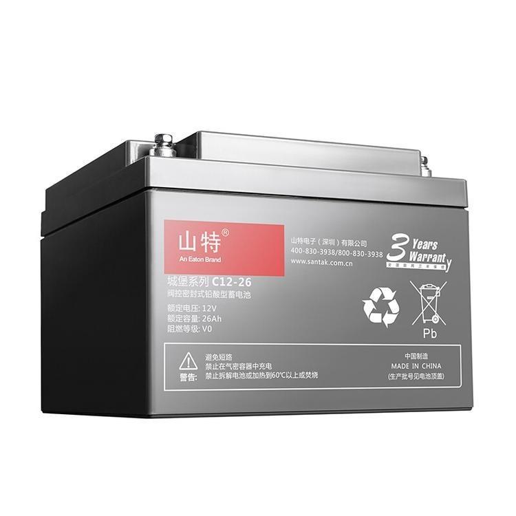 西安山特UPS蓄电池12V38AH批发销售