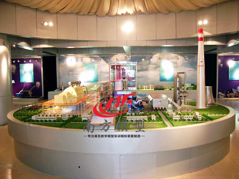 苏州600MW机组火力发电厂整体模型 350MW燃煤电厂模型