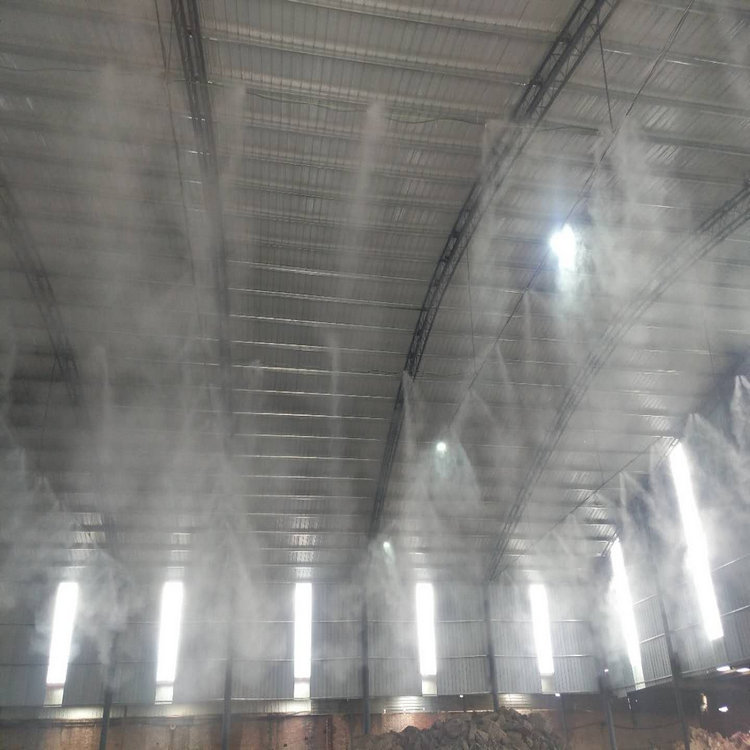 车间高压喷雾降尘设备 枣庄喷雾降温加湿设备 方案