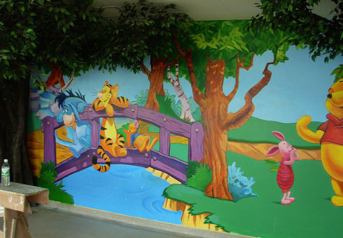 幼儿园室内外墙绘 应用范围广泛 幼儿园室内外墙绘制作