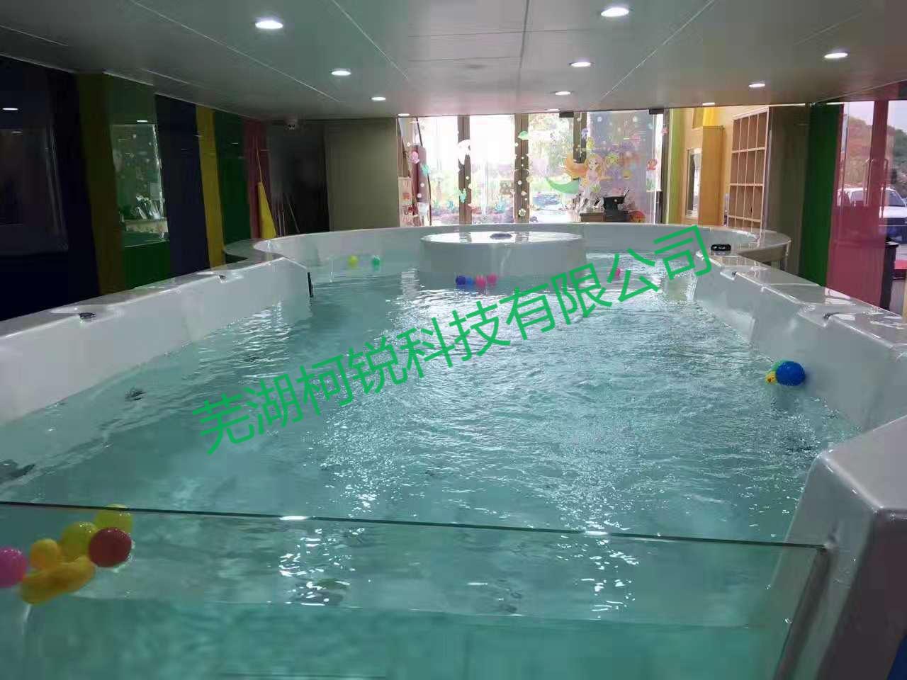 钢化玻璃椭圆池 哈尔滨亚克力游泳池定制