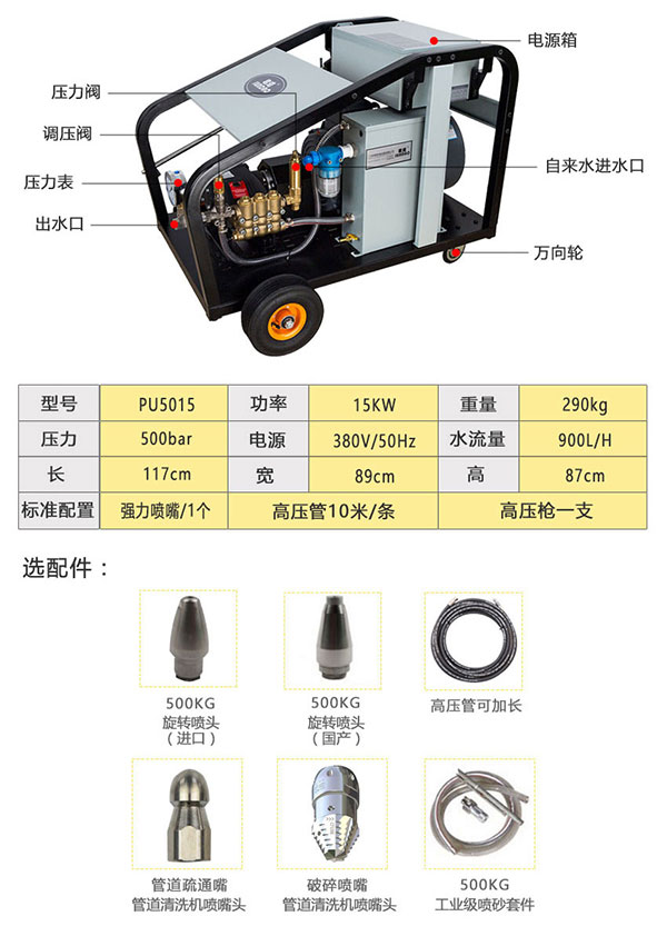 大流量高压清洗机