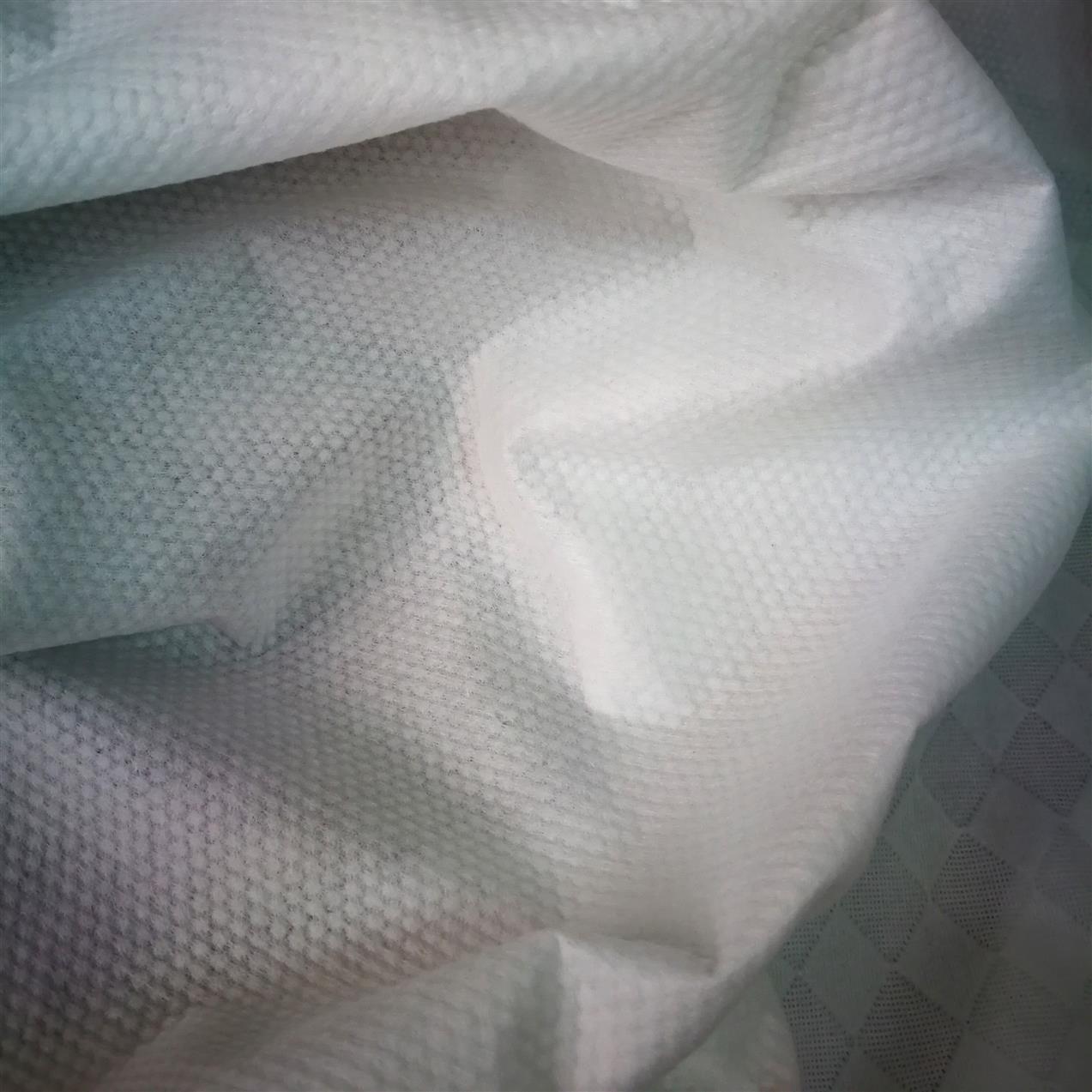 竹纤维吸尘水刺布生产厂家 竹纤维珍珠纹湿巾布 水刺布