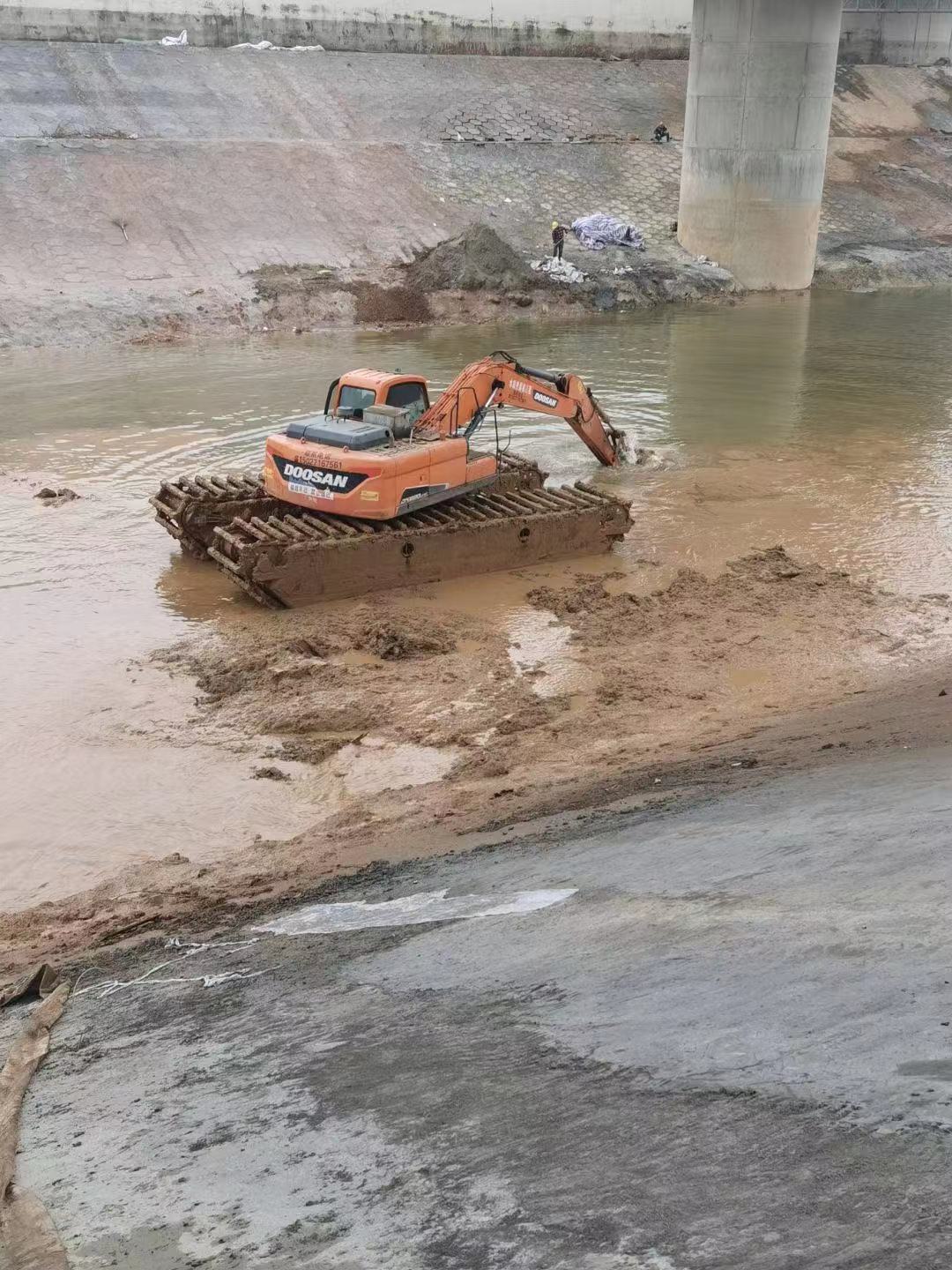 河涌清淤 南充河道清淤工程 车辆丰富