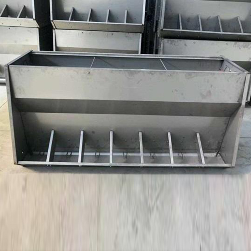不锈钢单面保育猪食槽