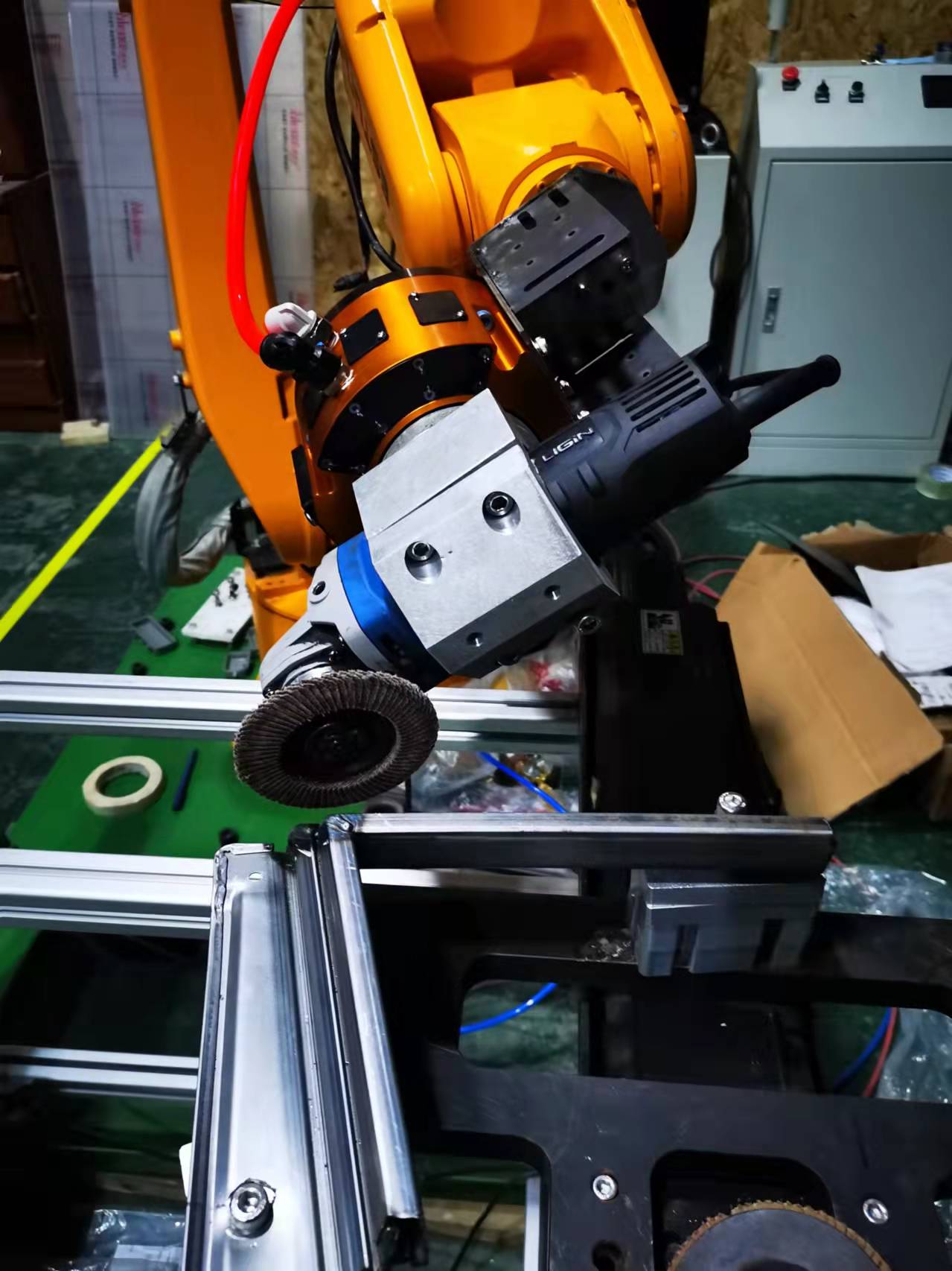 平面自动打磨抛光机 打磨机器人 非标定制打磨抛光设备