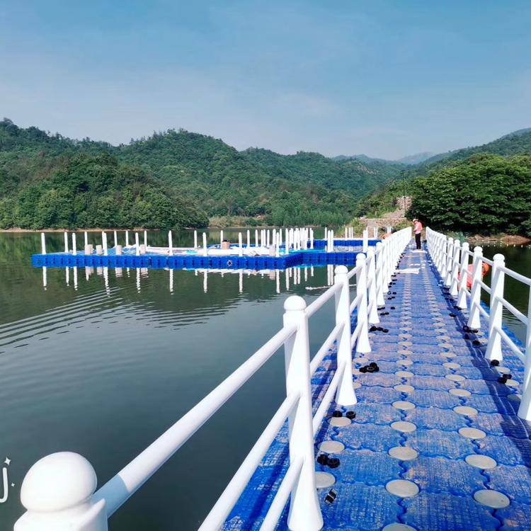 宁波环海 工厂货源 钢筋混凝土水上平台 游艇码头浮箱浮台浮桥水上人行走道 垂钓浮台