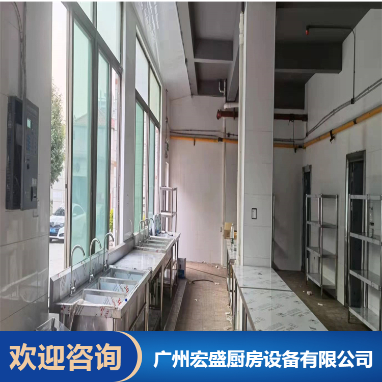 广州白云餐吧厨房设备 厨房工程布局 上门安装