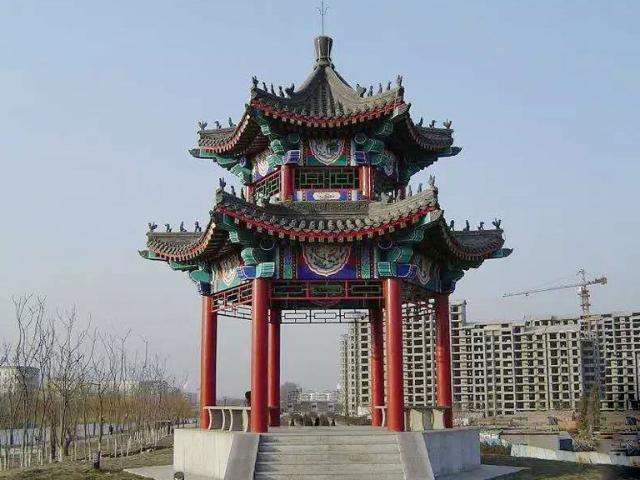 昆明仿古建筑门头公司,古建筑