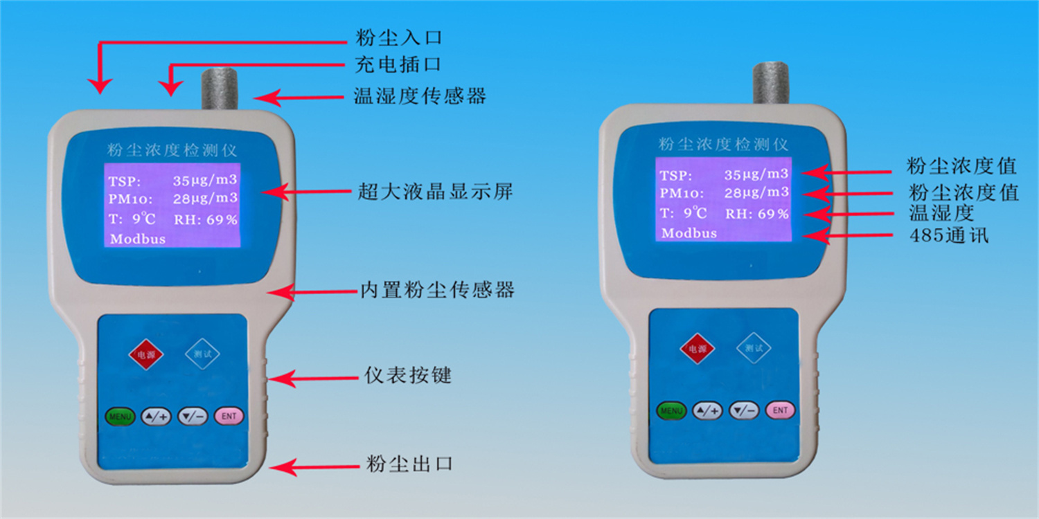 手持式粉尘浓度分析仪