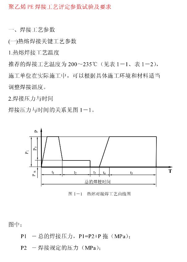 电熔工艺评定