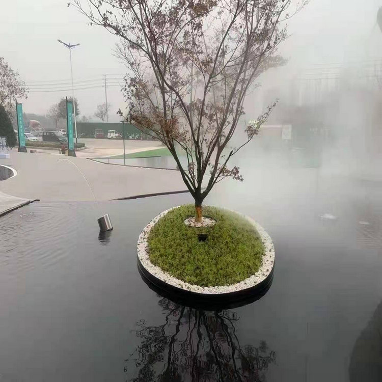 长春社区景观造雾