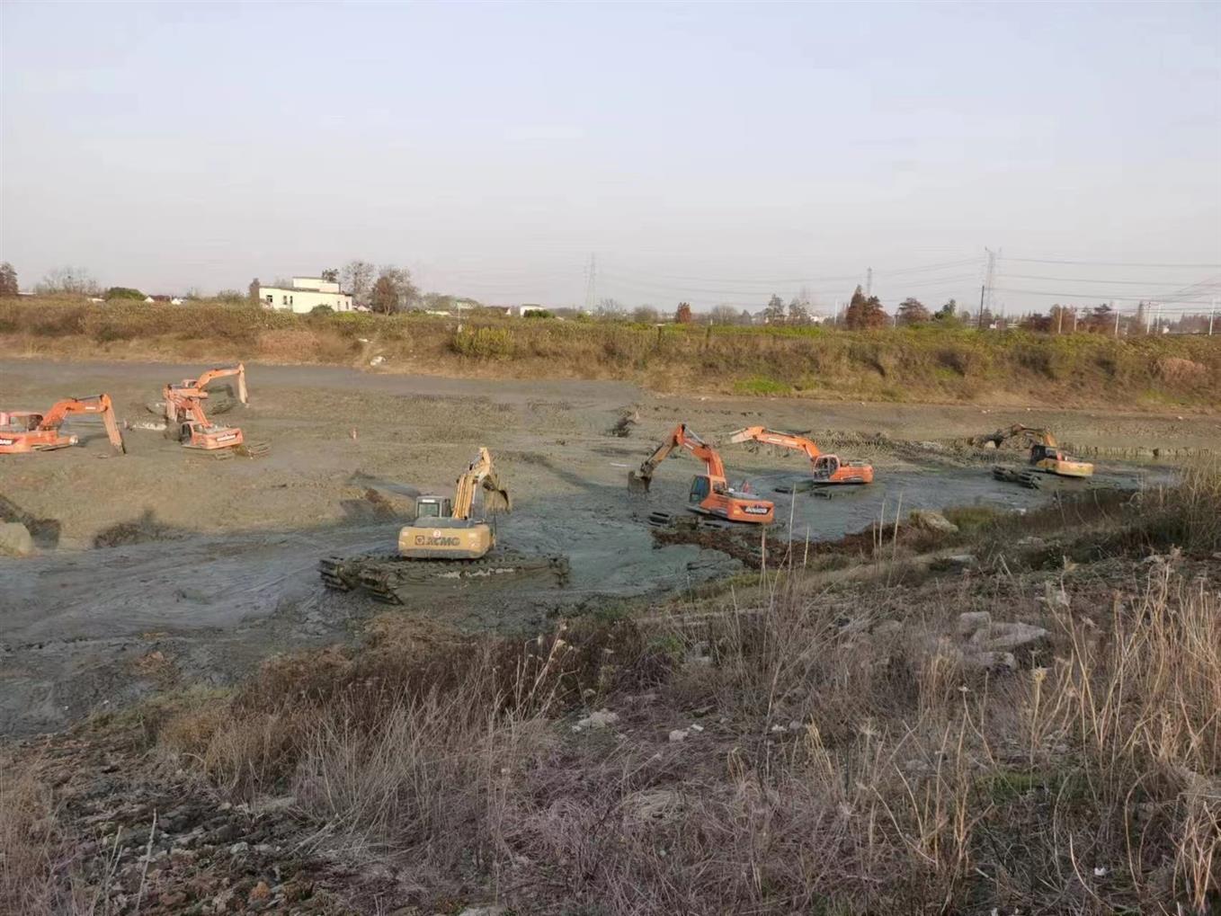 滁州水上清淤挖机