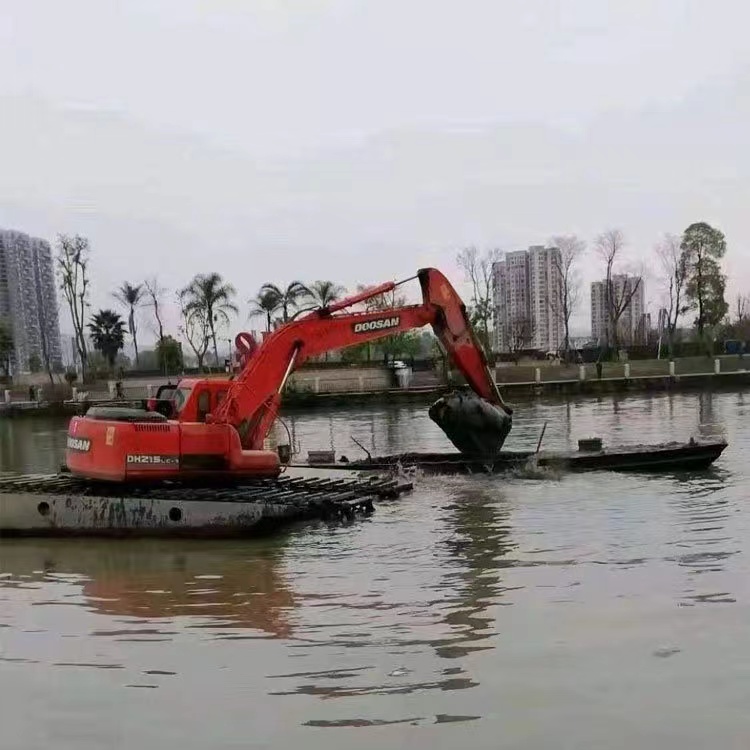 九江浮水挖掘机出租