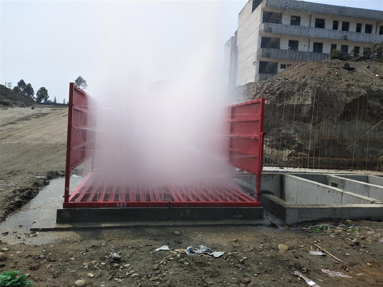 丽江工地水循环洗车机
