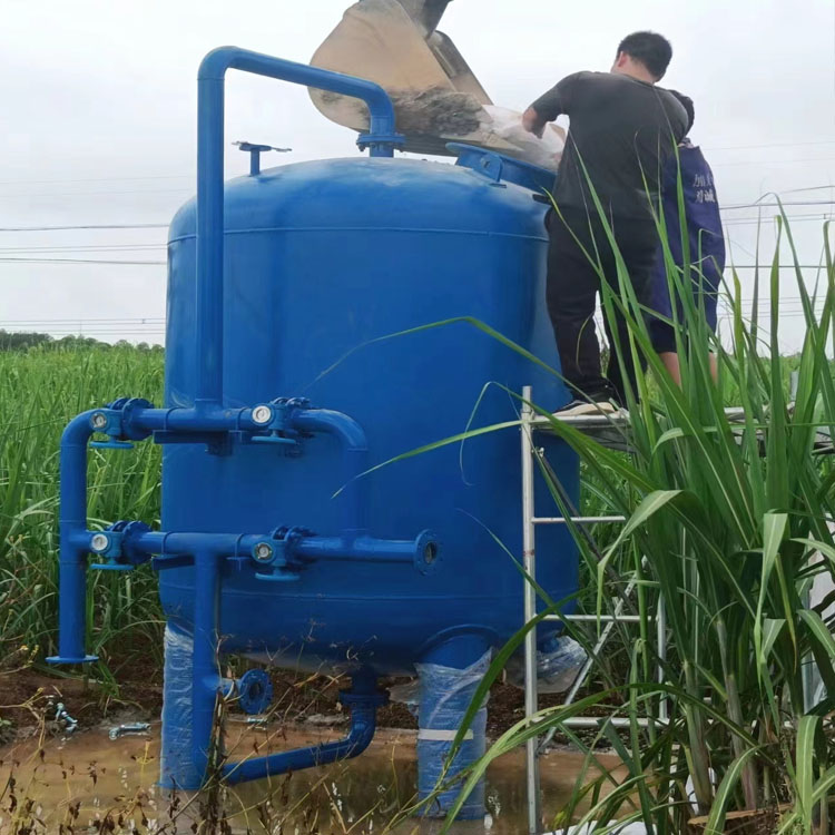 南宁河水去除水黄杂质过滤器安装