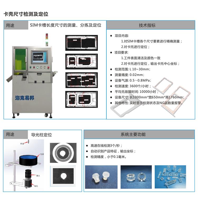 机器视觉定位 自动化视觉检测系统的应用