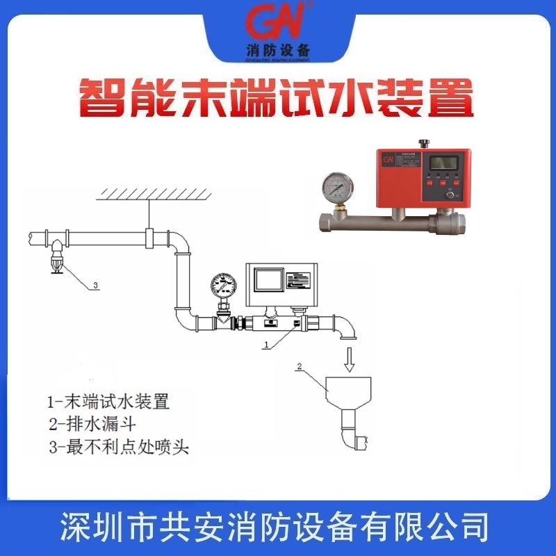 深圳共安ZSPM-80/1.2-DXHN智能末端试水装置安装布线